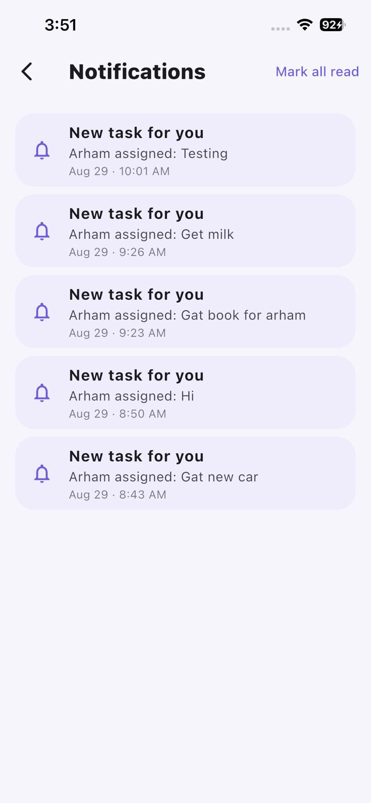 Notifications